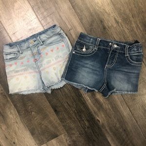 Bundle of 2 Girls Denim Shorts